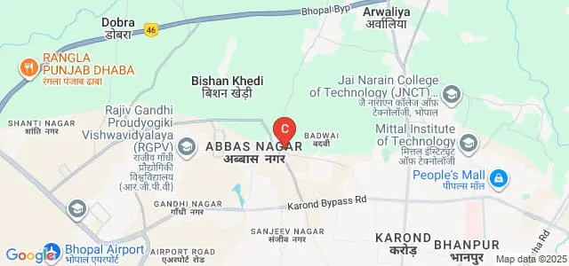 Malhotra College of Pharmacy, Bhopal Map
