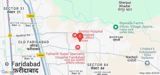 Amrita Vishwa Vidyapeetham, Faridabad Campus Map