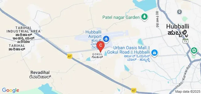 KLE Institute of Technology, Hubli Map