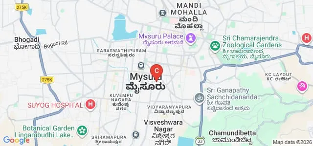 Sarada Vilas College, Mysore Map