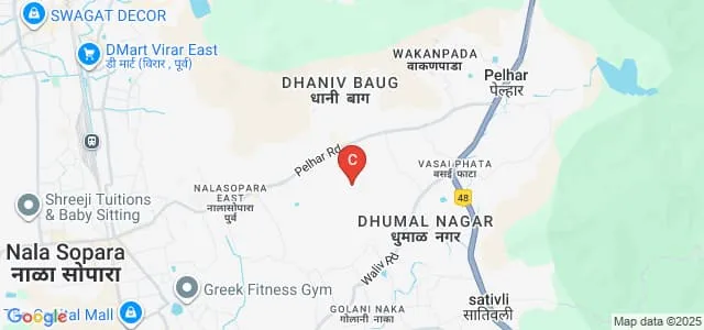 Kalyani Patil Law College, Palghar Map