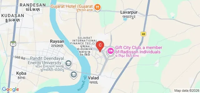 University of Wollongong, India Campus, GIFT City Map