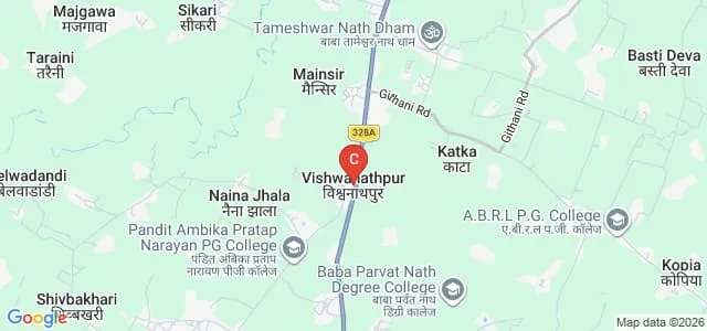 Dr Uday Pratap Chaturvedi College of Education, Sant Kabir Nagar Map