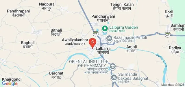 Oriental B Ed College, Lalburra Map