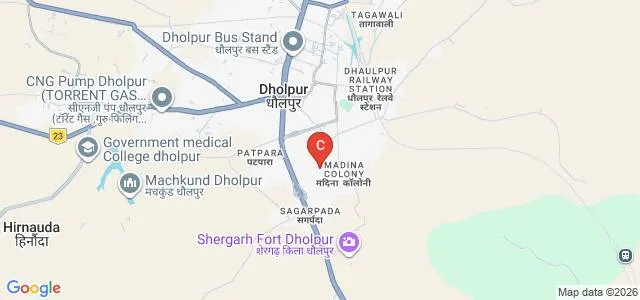 BR College of Education, Dholpur Map