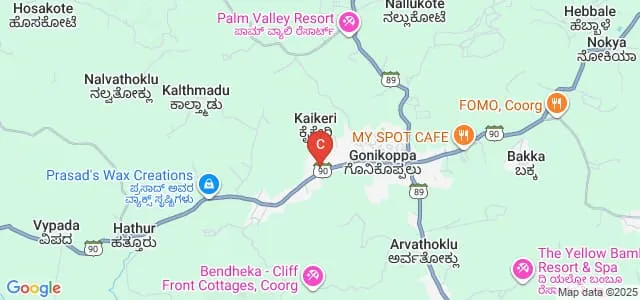 Cauvery Polytechnic, Gonikoppal Map