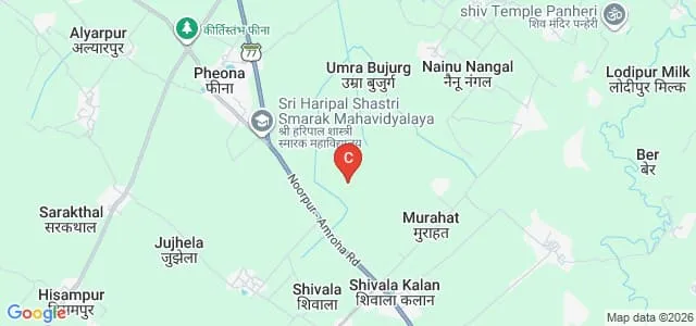 MDS Girls College of Education, Bijnor Map