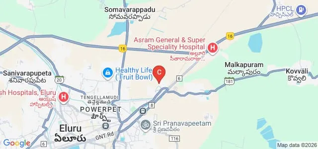 St Joseph College of Nursing, Eluru Map