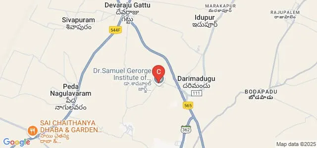 Dr Samuel George Institute of Engineering and Technology, Prakasam Map