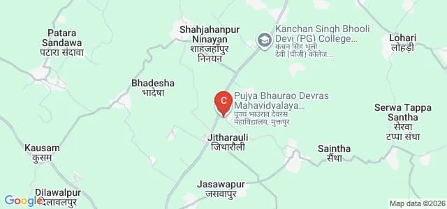 Pujya Bhaurao Devras PG College, Kanpur Map