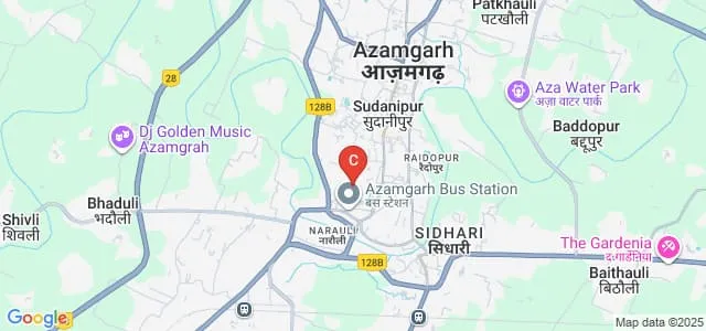 MA Memorial Girls Degree College, Azamgarh Map