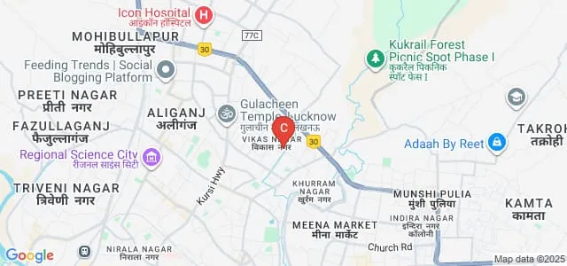Career College of Management and Education, Lucknow Map