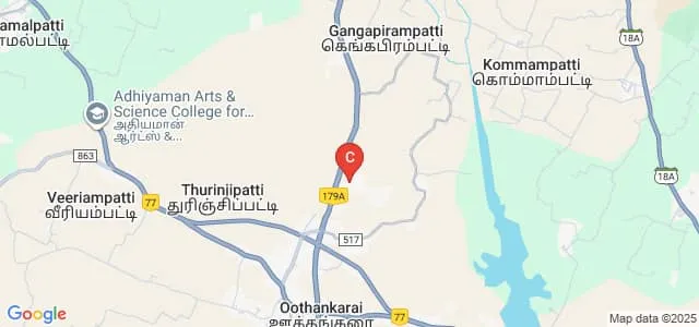 Government Polytechnic College, Uthangarai Map
