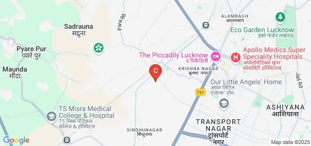 RAS Degree College, Lucknow Map