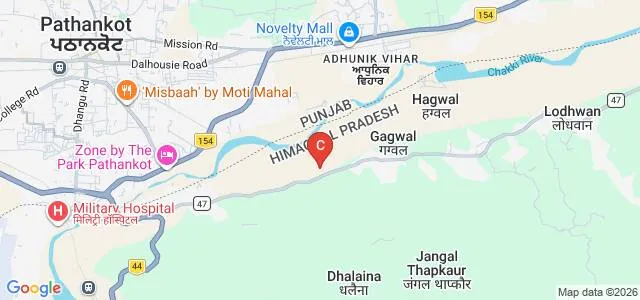 Vaishno College of Education, Kangra Map