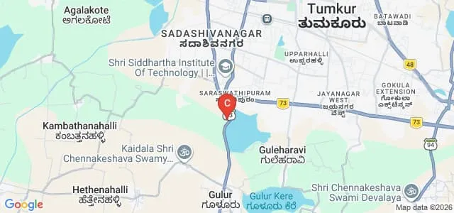 Bharathi College of Education, Tumakuru Map