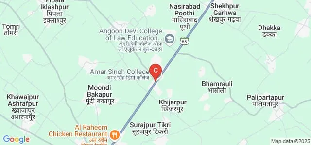 Amar Singh College, Bulandshahr Map