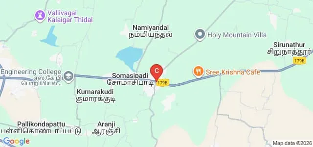 Al-Ameen College of Nursing, Tiruvannamalai Map