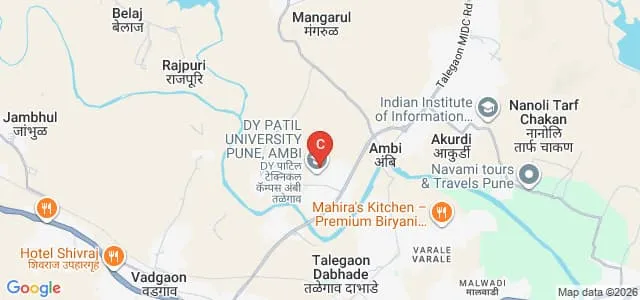 DY Patil University, School of Medicine, Pune Map