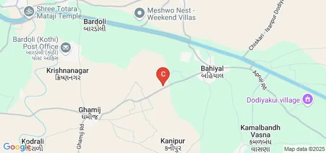 FD Mubin Institute of Engineering and Technology, Dehgam Map