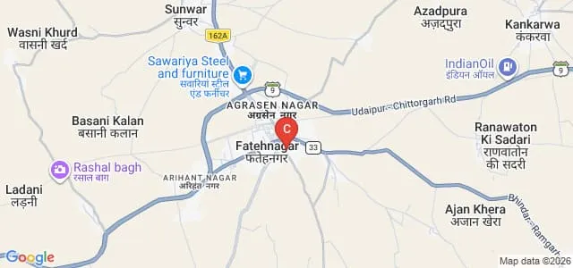 Mahaveer Ambesh Guru PG College, Fatehnagar Map