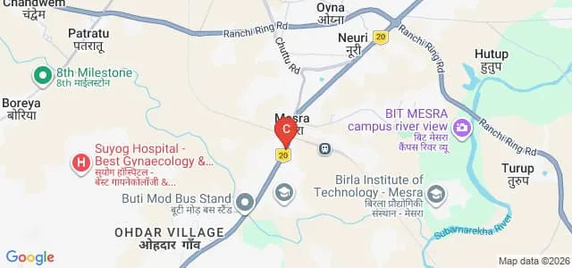 Birsa Institute of Technology and Trust, Ranchi Map