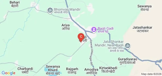 Government College, Bagli Map