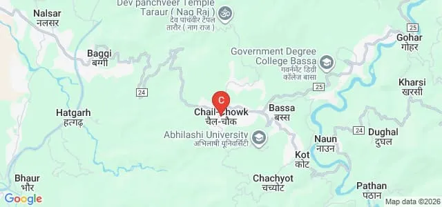 Abhilashi Ayurvedic College Research Institute, Mandi Map