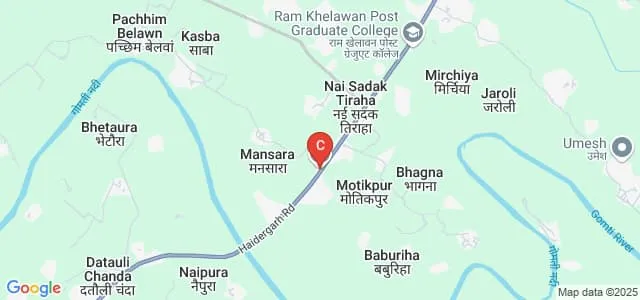 Dr Awadhesh Prakash Sharma Memorial PG College, Barabanki Map
