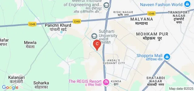 Delhi Institute of Engineering and Technology, Meerut Map