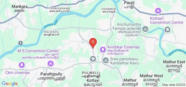 College of Applied Science, Kuzhalmannam Map