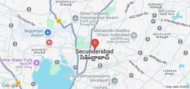 Dewan Bahadur Padma Rao Mudaliar Degree College for Women, Secunderabad Map
