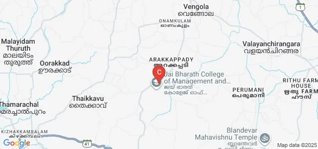 Jai Bharath Arts and Science College, Cochin Map