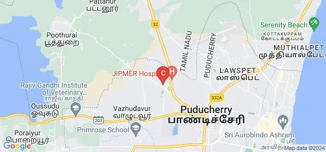 Vector Control Research Centre, Puducherry Map