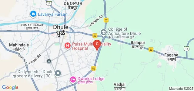 Abhay Yuva Kalyan Kendras Arts Mahila College, Dhule Map