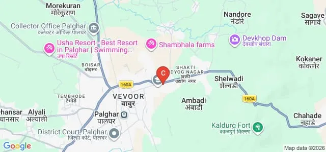 St John Institute of Pharmacy and Research, Palghar Map