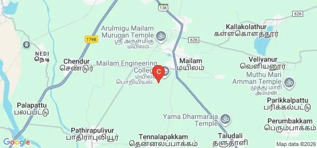 Mailam Nursing College, Villupuram Map