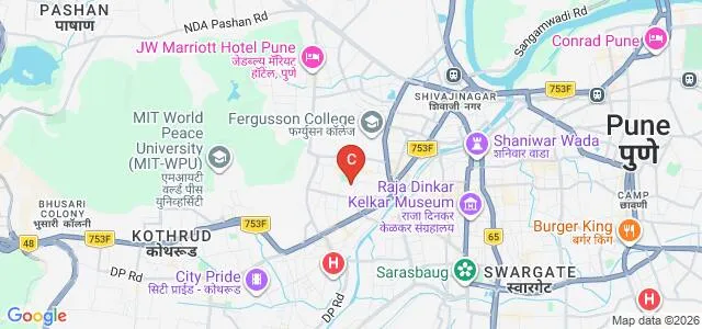 International School of Design, Pune Map