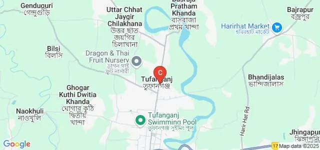 Tufanganj Mahavidyalaya, Tufanganj Map