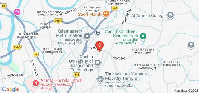 St Paul's College, Kalamassery Map