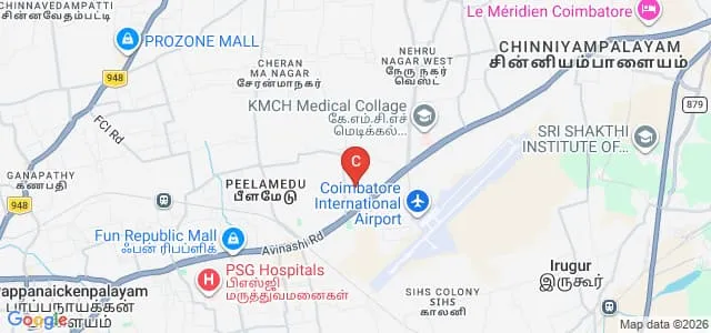 Dr GR Damodaran College of Science, Coimbatore Map