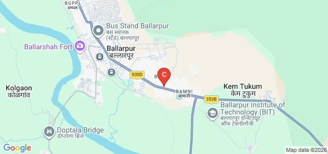 Sant KE Chavara B Ed College, Ballarpur Map