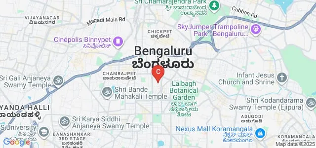 Sri Bhagwan Mahaveer Jain College, Bangalore Map