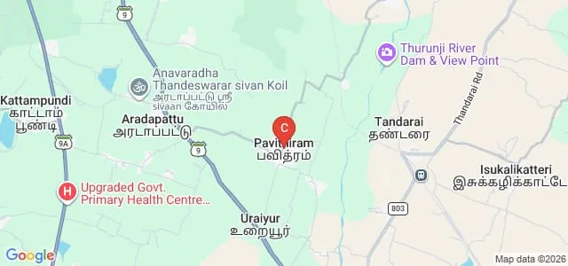 Annai Teresa College of Education, Sivagangai Map