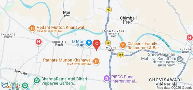 Progressive Education Society's Modern College of Pharmacy for Ladies, Pune Map