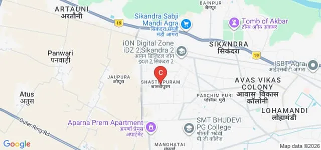 Ravi College of Pharmacy, Agra Map