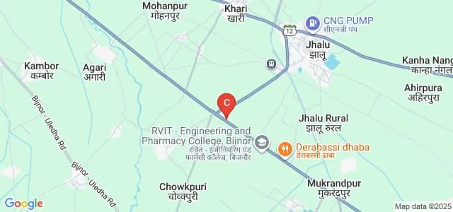 Krishna Institute of Polytechnic, Bijnor Map