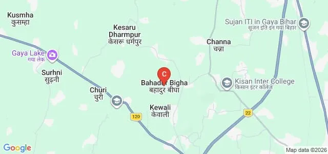 BP Azad College of Education, Gaya Map