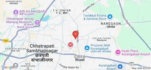 Foster Development's Homoeopathic Medical College and Hospital, Aurangabad Map