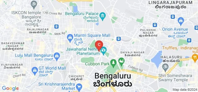 Sophia Evening College, Bengaluru Map